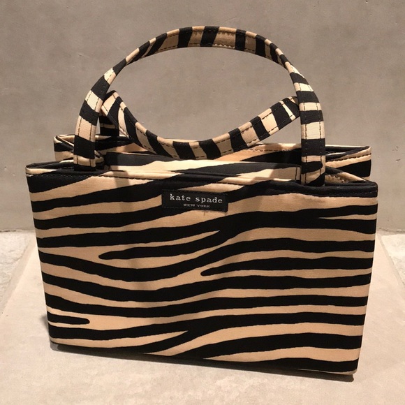 kate spade Handbags - Small Kate Spade Zebra Print Small Handbag